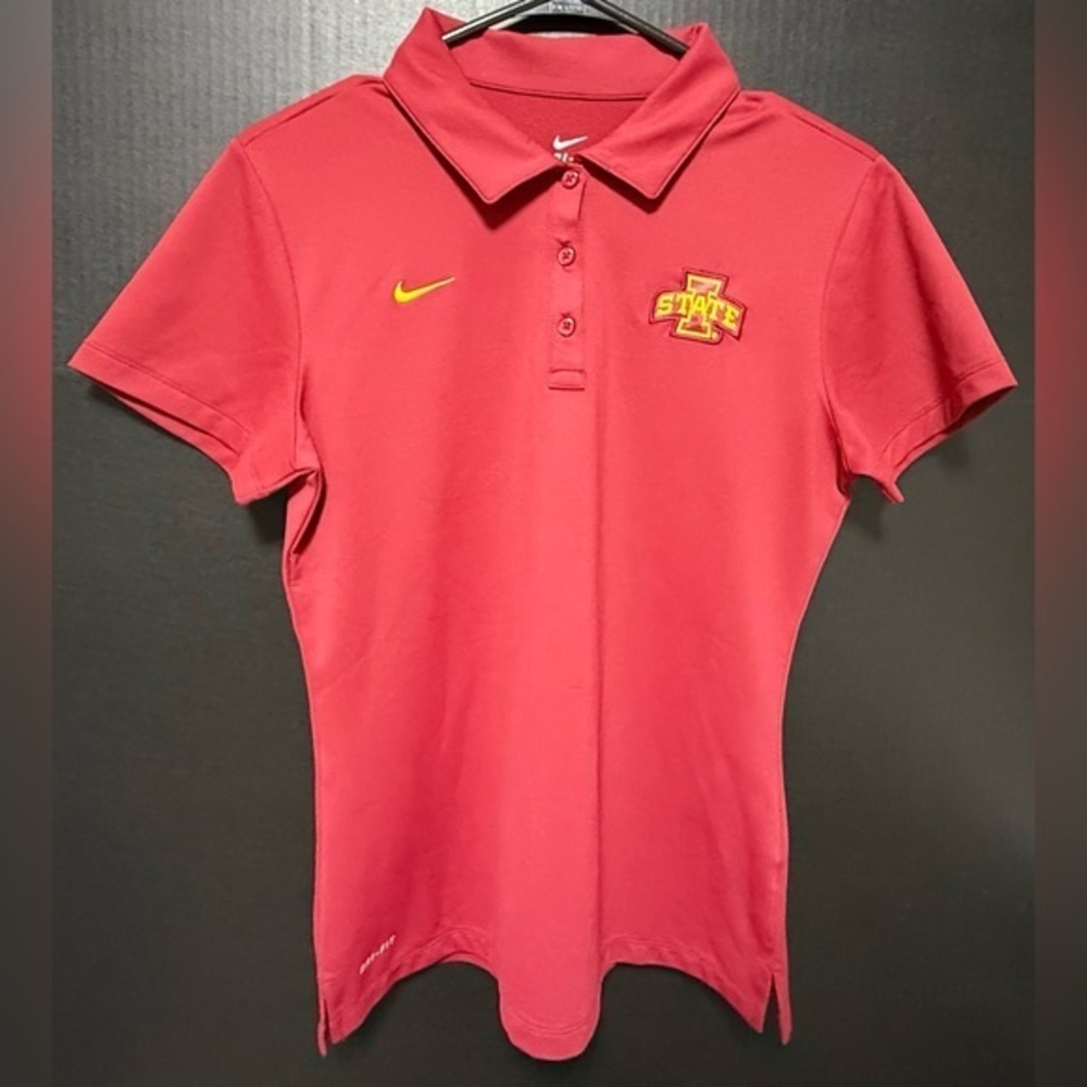 🏜️Nike Vintage Iowa State Team Color Polo Shirt